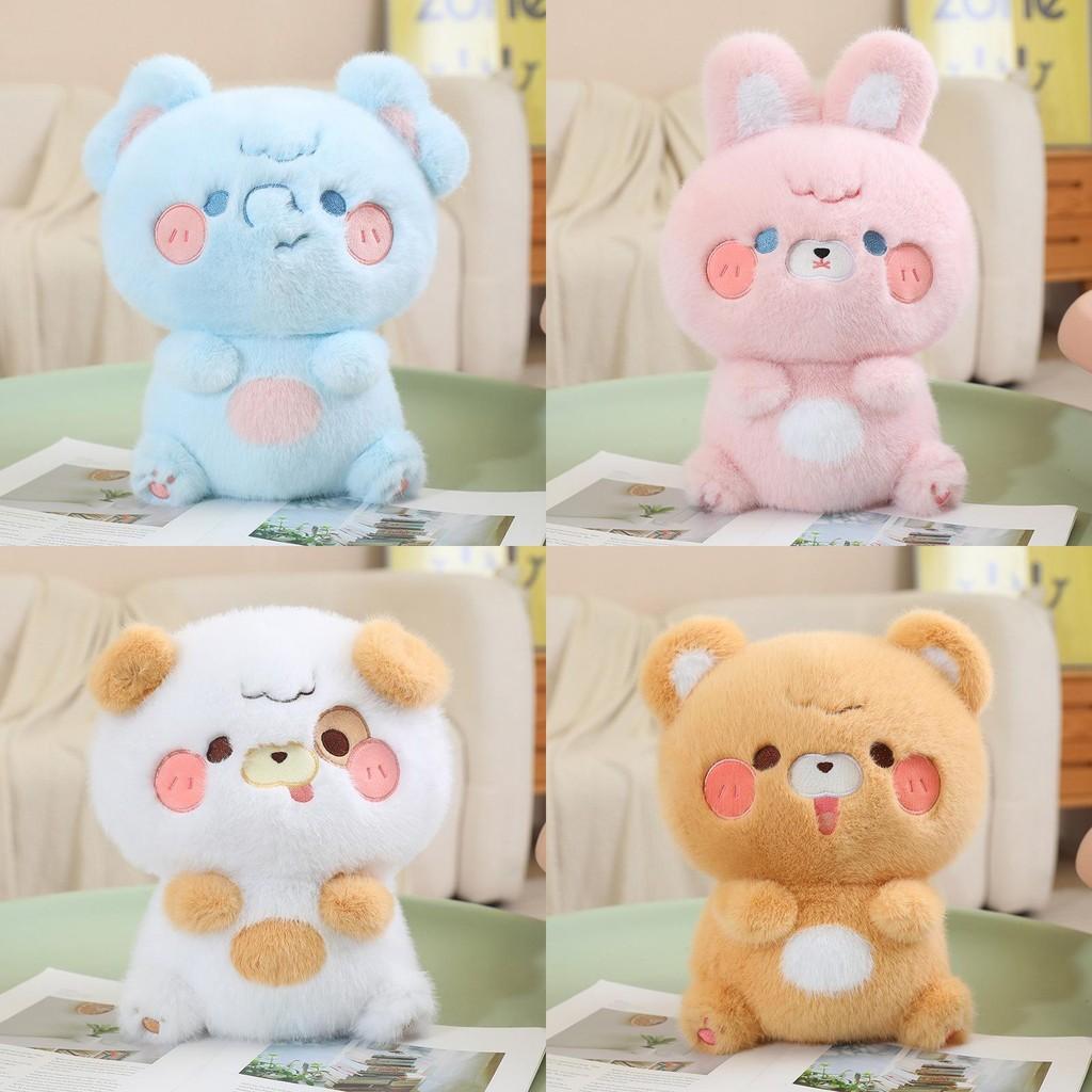 Rabbits Capybaras Elephants Dog Bears Fox Plush Toy Doll Decoration Gift Kids
