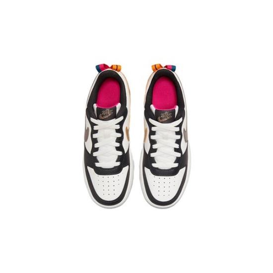 Nike Court Borough 2 SE Low Summit White Pink Prime - DJ0040-100