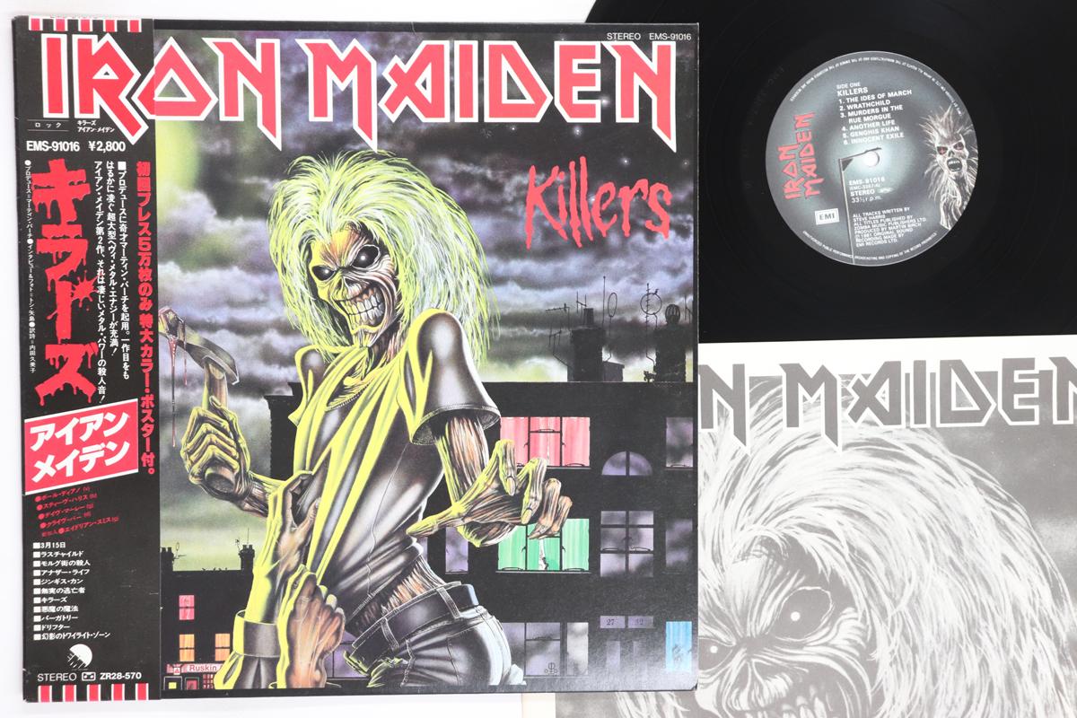 Виниловая пластинка IRON MAIDEN Killers EMS91016 EMI 1981 Япония Obi Металл Б/у