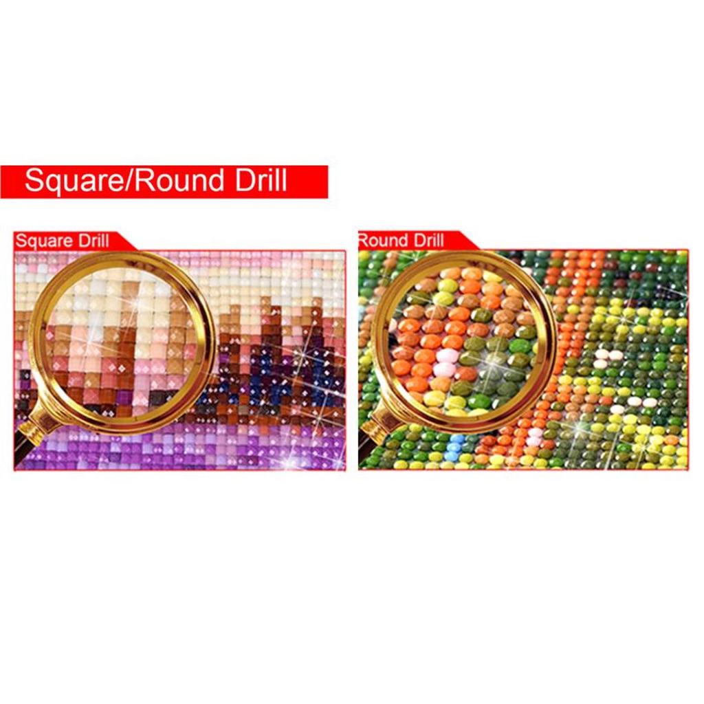 Satın alın 40*40CM Full Square Round Drill Diamond Painting kit gift Three Parrots DIY Cross