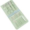 12-Piece Nail Care Set: Folding Bag with Clippers, Tweezers, Pedicure Tools, and Scissors.