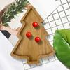 Christmas Tree Shaped Tray Wooden Charcuterie Dessert Boards Steak Dinner Plate Safe Easy To Clean Serving Platter for Parties Events