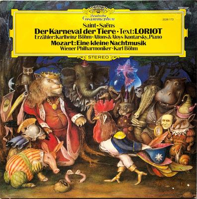 LP Record CAMILLE SAINTSANS  WOLFGANG AMAD  Carnaval Des Animaux  Eine Kleine  2536173 Deutsche Grammo 1978 Germany Classical Used