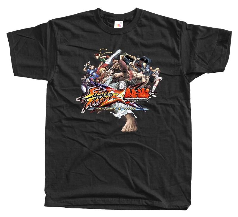 Street Fighter X Tekken Retro Fighting Game Graphic Unisex T-Shirt XL