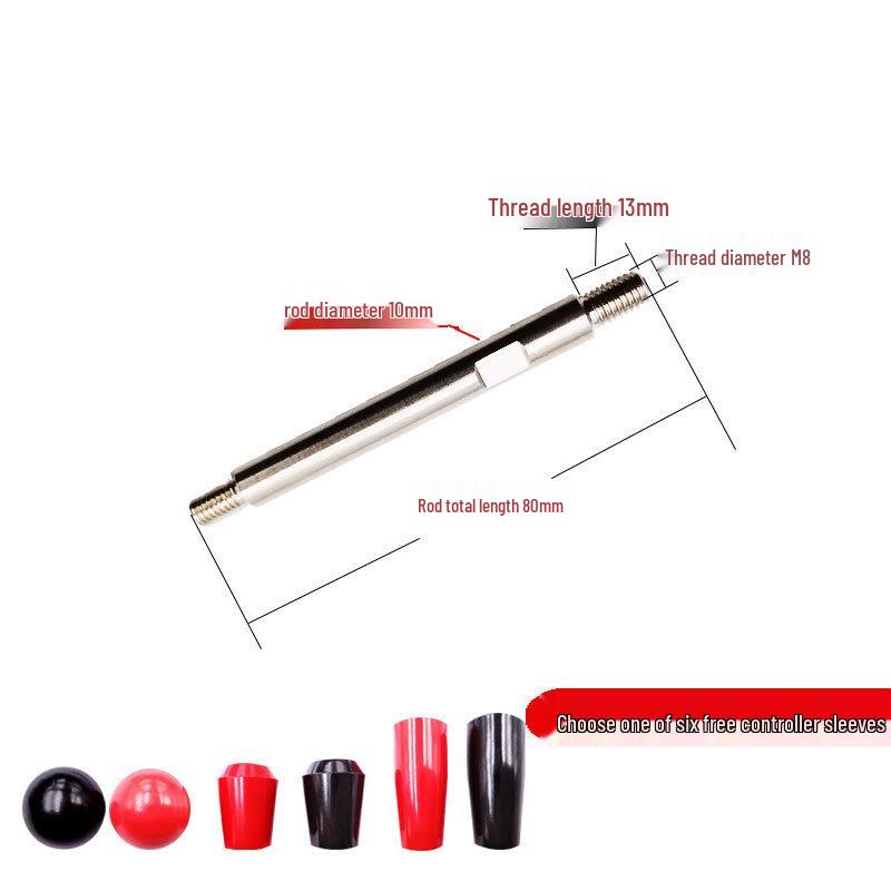 Double-Ended Threaded Stainless Steel Drill Handle Lever