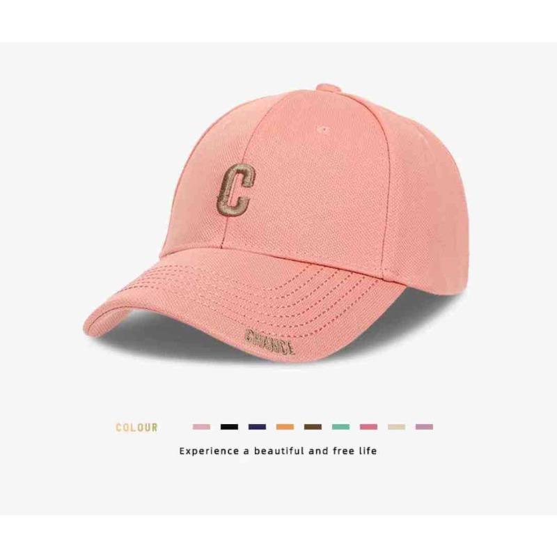 Embroidery Letter Cap Men's Baseball Cap Women's Deep Top Sunscreen Shade Wide Curved Eaves Versatile