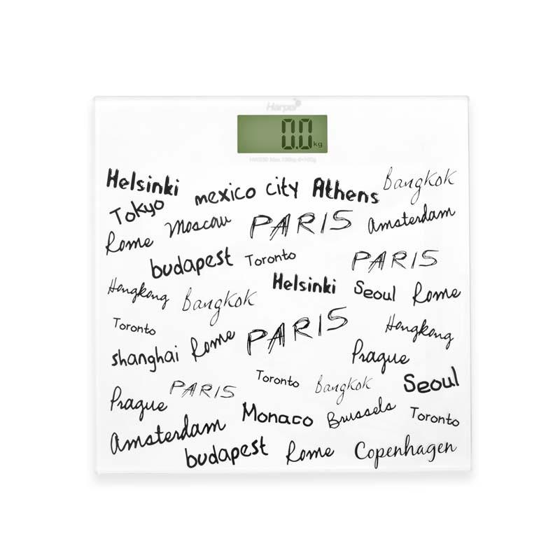 

Сверхтонкие персональные весы Hws50 White Harper