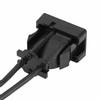 Car Boat Dash Flush Mount USB Port 3.5mm AUX Jack Extension Cable   Mounting Panel
