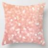 Pink Rose Floral Pillow Cover 2D Flat Printed Peach Skin Cushion Case Decorative Throw Pillowcase For Sofa Bedroom Home Deco