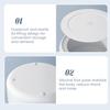 Ultrasonic Brace Cleaning Machine High Frequency Technology Multi-function Invisible Retainer Denture Jewelry Cleaner