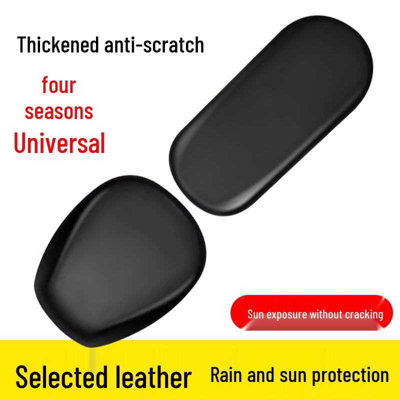 Electric Bicycle Seat Cover - Leather, Waterproof, Sun Protection, All-Season Cushion