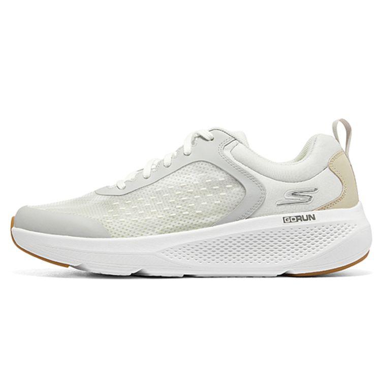 Skechers Go Run Elevate Men White Grey Low Top Running Shoes Comfort Versatile 220322-WGY 44