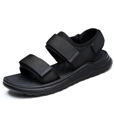 Mode Zomer Buiten Zachte Zool Designer Sandalen voor Heren Mode Casual Effen Kleur Strand Schoenen Heren Mesh Ademende Sandalen Man