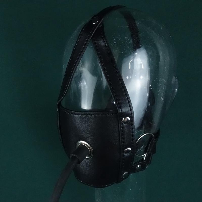 Inflatable Harness Hood with Large Port & Gag for Training