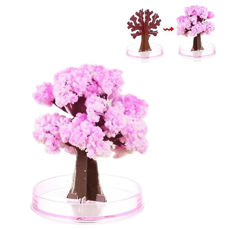 Copac cu flori de cireș magic, Sakura magică DIY Fun, Copac magic amuzant, Cireș magic, Copac din hârtie cu flori de cireș Magic Sakura, Kit de creștere a cristalelor