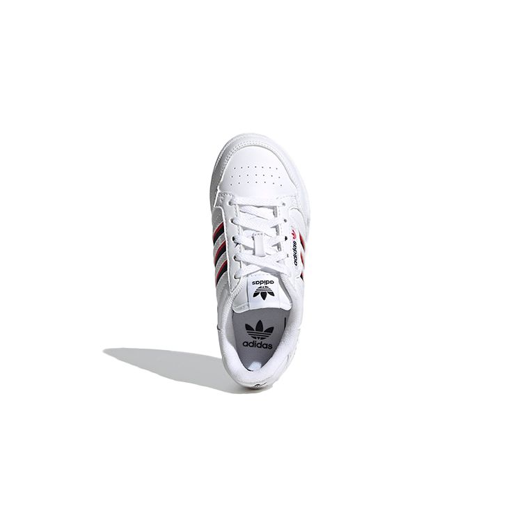 Adidas Originals Continental 80 Leather Comfortable Casual Low-Top Kids Sneakers Kids Sneakers White Blue Red S42611