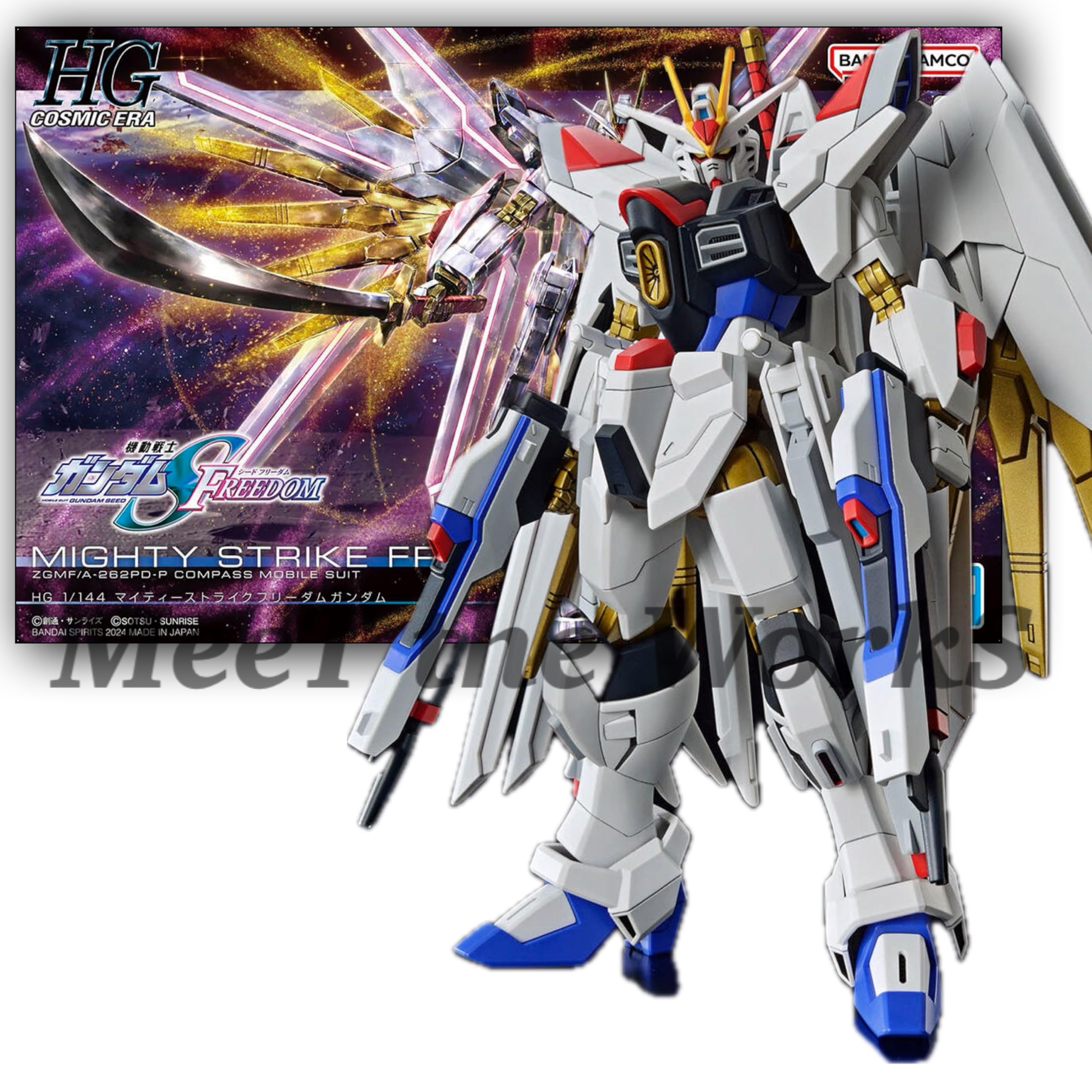 

[HG] 1/144 Мобильный доспех Mighty Strike Freedom SEED FREEDOM Пластиковая модель