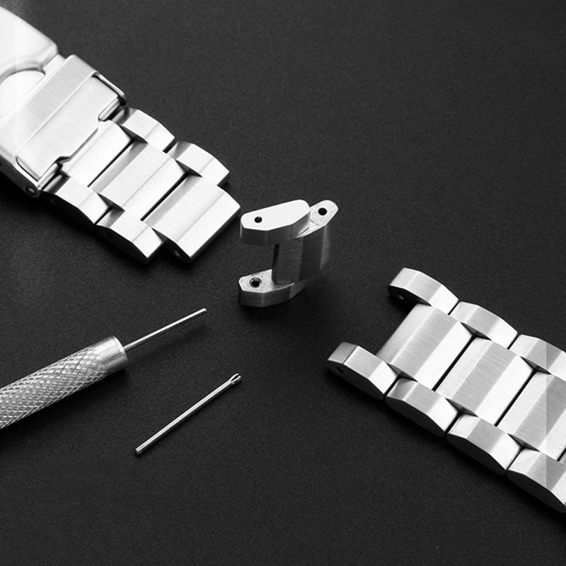 For TISSOT 1853 Sagitar Series T125617 Quick Release Metal Stainless Steel Band Curved End Arc Mouth Strap Watch Chain 22mm