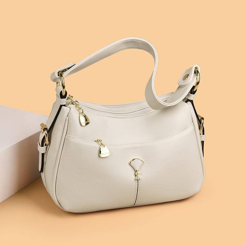 Fashion Single-shoulder Crossbody Bag, Simple and Trendy Mom Bag, Retro Small Square Bag