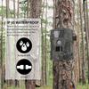 Trail Camera 12mp 1080p Wildlife Scouting Hunting Camera Night Vision Wildlife Trap Game Digital Surveillance Waterproof Ip65