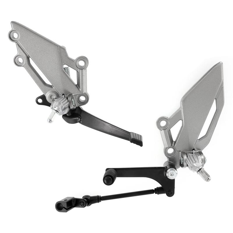 2 ks Řazení motocyklového pedálu Řadicí páka motocyklu Přední sada nožní držák Držák nožní opěrky pedál