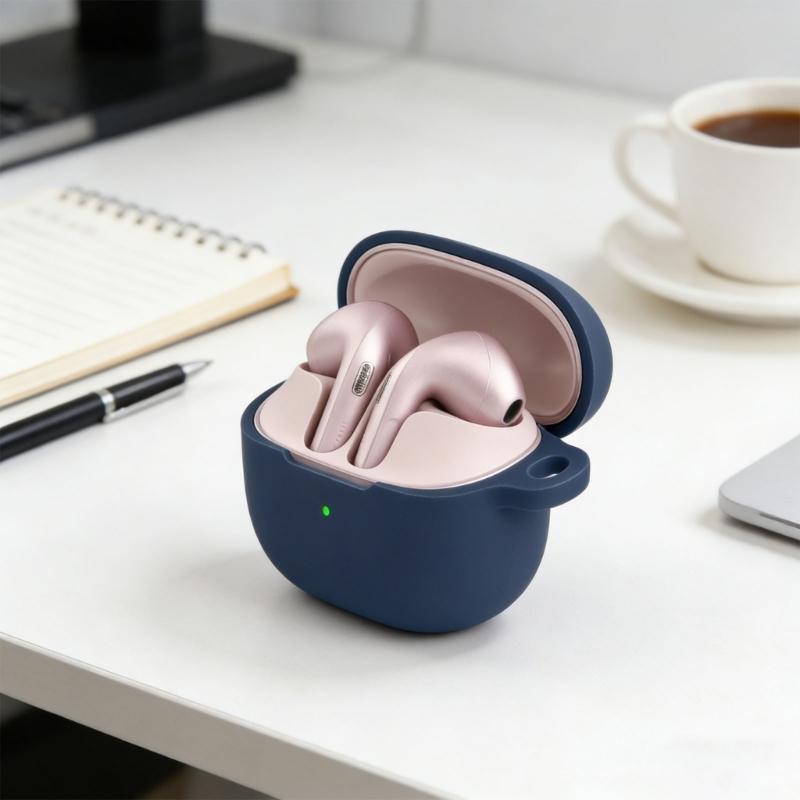 Soft Silicone Cover for Buds 6 Earbuds Charging Case Shockproof Easy To Clean Stain Resistant Multiple Color Option