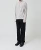OX STUDIOS Soft Fluffy Half Zip-Up (Beige Gray)