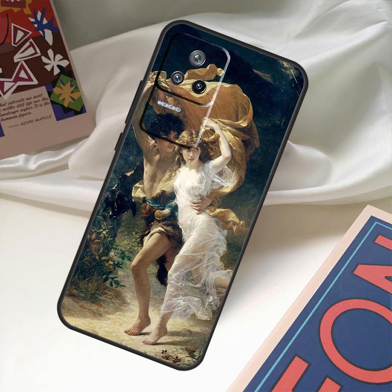 Renaissance Art Paint Case For POCO X6 Pro X3 X5 F3 F5 M5s M6 Pro Xiaomi 14 Ultra 11T 12T 13T Pro 12 13 Lite Cover