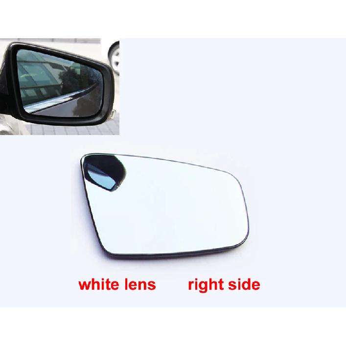 For Buick Lacrosse 2009 - 2015 Car Accessories Side Rearview Mirrors Lenses Rear View Mirror White Blue Glass Lens with Heating