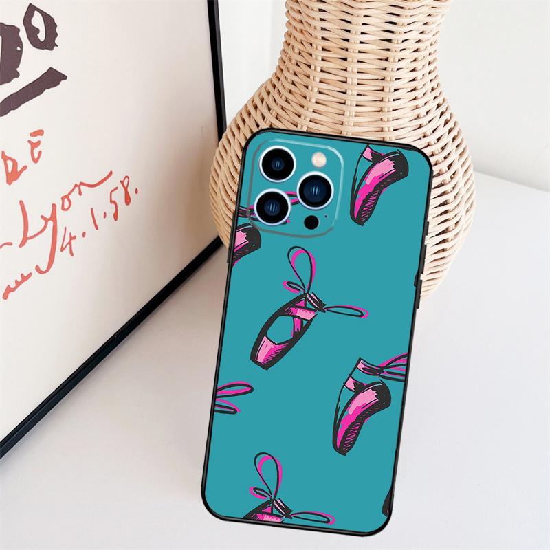 Ballett Tanz Handyhülle Für iPhone 16 Pro Max 15 14 13 11 12 17 Pro Max mini 15 16 Plus 16e 17 Air Cover