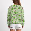 Women's Casual Christmas Print Neck Pullover Sweatshirt