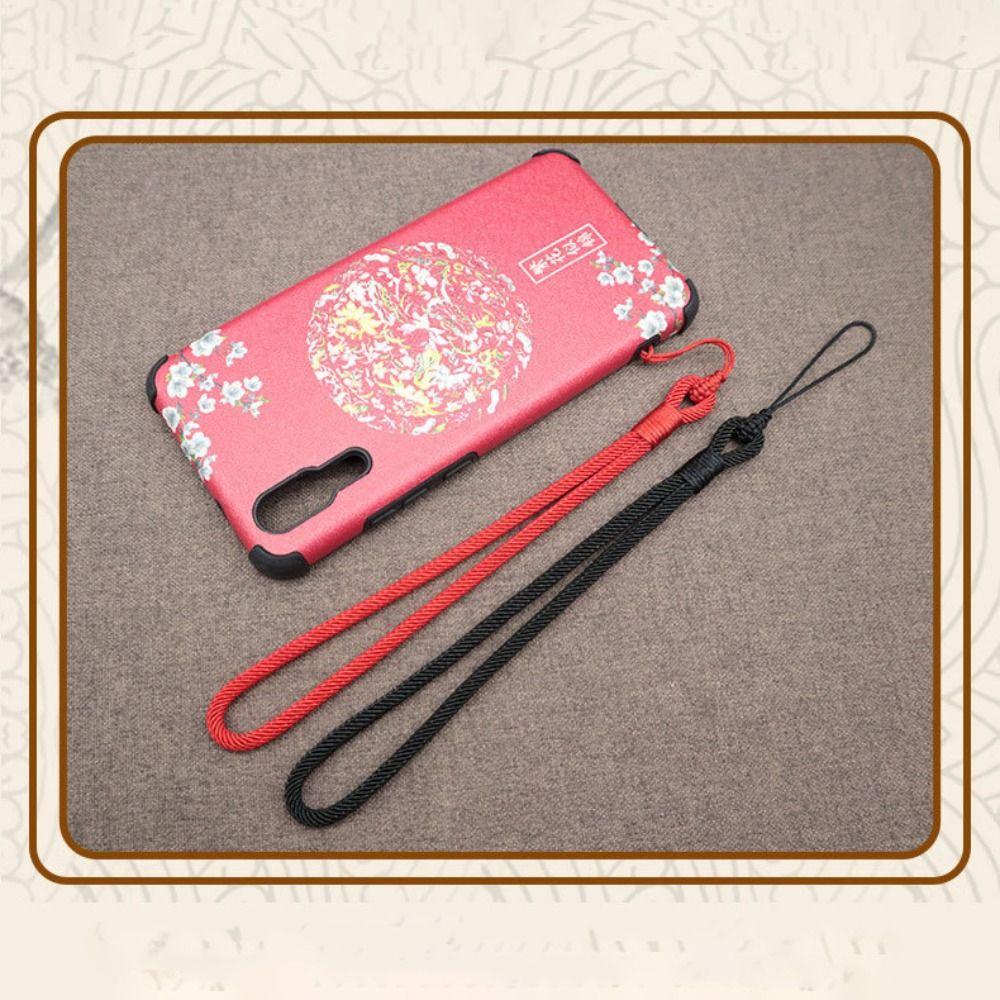 Simple Short Wrist Rope Handmade Phone Case Keychain Braided Rope Phone Lanyard  Phone Accessories