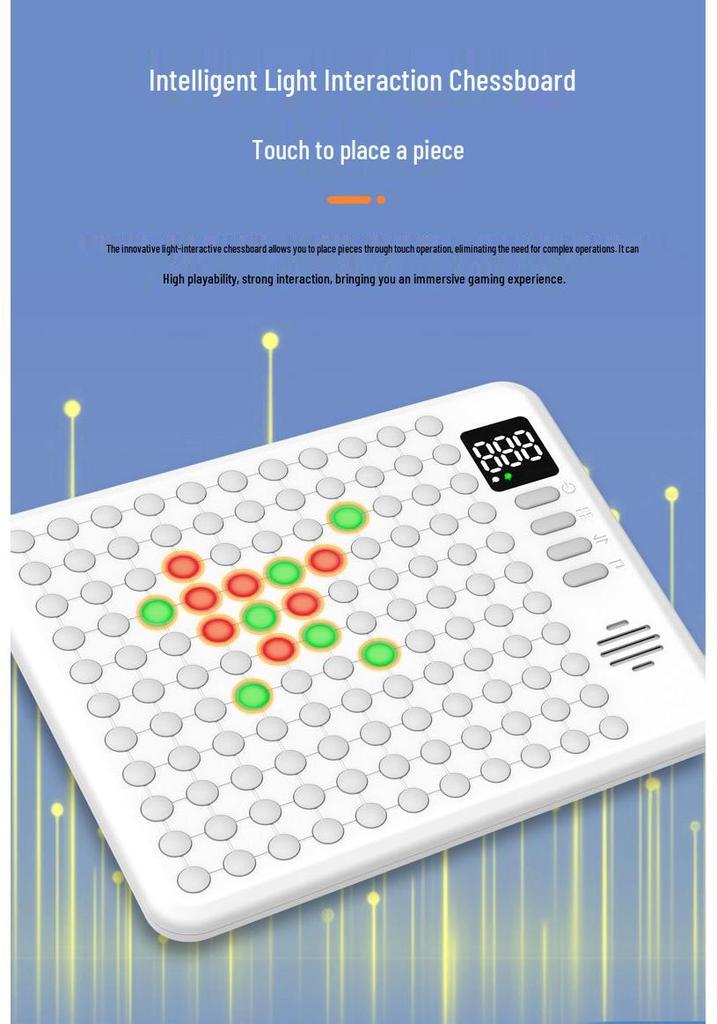 Multifunktionales Smart Go Weiqi Elektronisches Schachbrett: Lernspielzeug für Kinder und Schüler