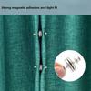 4Pairs Curtains Magnetic Buttons Detachable Curtain Fix Fastener Clip Prevent Light Adjustment Window Screen Close Magnet Buckle