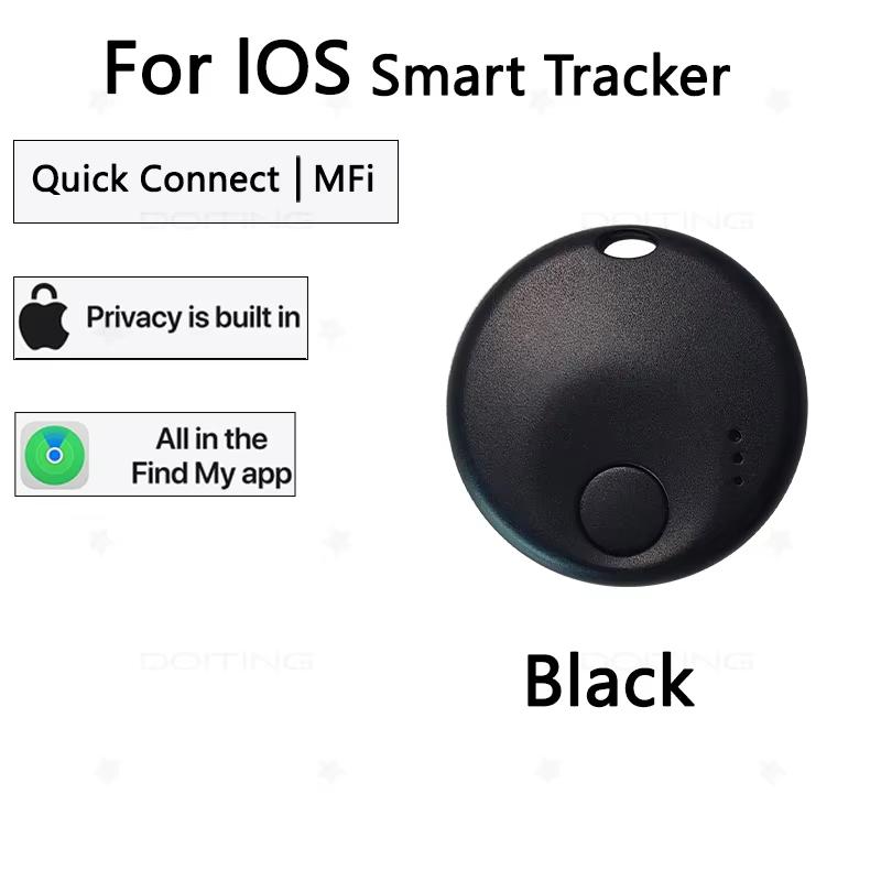 

Новий Mini Smart Tag, Bluetooth-трекер багажу. Працює з Apple Find My (Лише для iOS), Пошук предметів для ключів, багажу, рюкзака чорний
