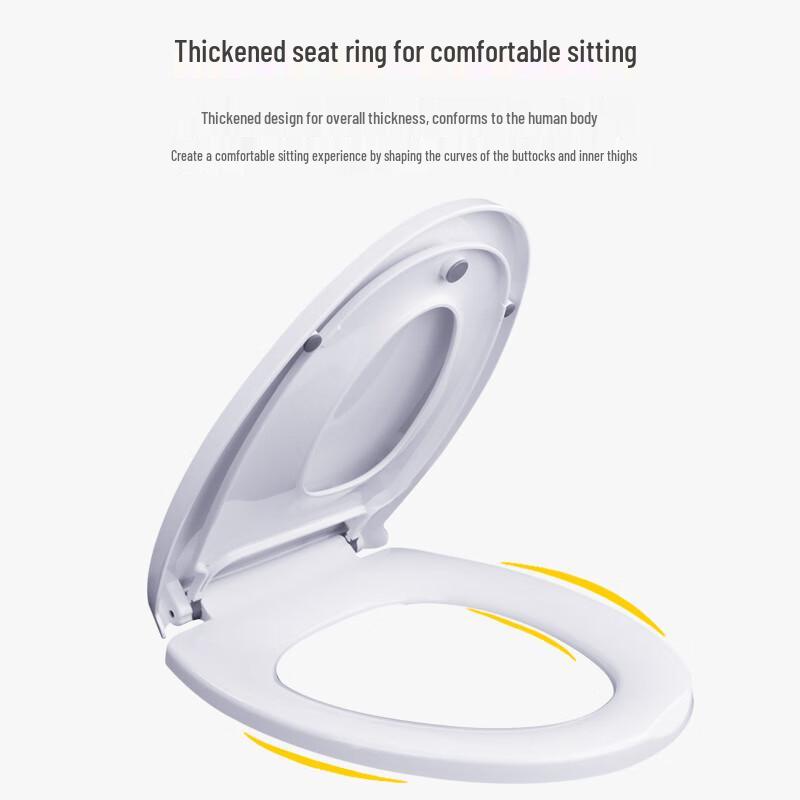 Dual-Use Adult & Child U-Shape Toilet Seat
