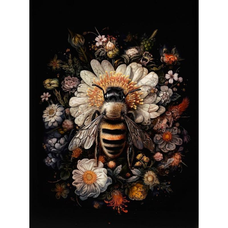 Vintage Dark Academia Floral Woodland Butterfly Bee Rabbit Botanical Animals Poster Canvas Painting Wall Art Pictures Home Decor