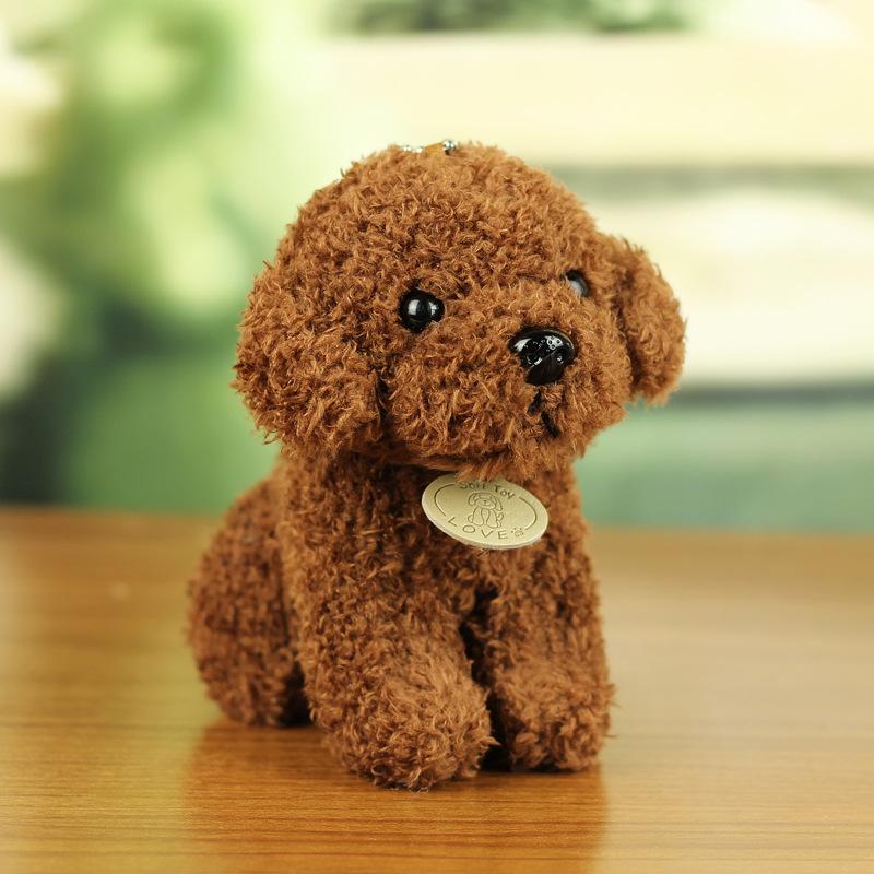 Promotional Gift Stuffed Animals Plush Toy Teddy Dog PP Cotton Plush Toy Pendant Dog Bag Keychain Doll Puppy Hanging Gift About 12 centimeters