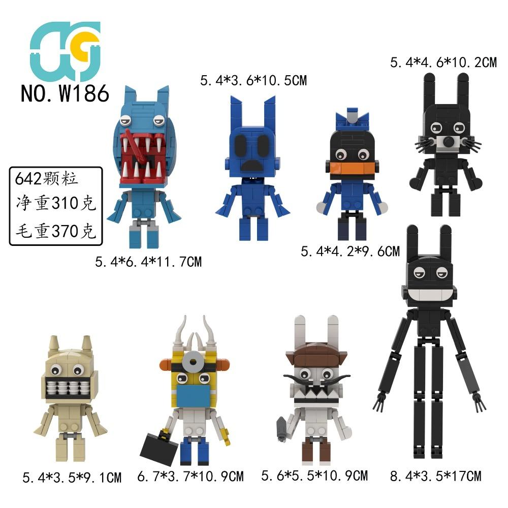 Animal Hospital BUilding Blocks Horror Game Animal Hospital Anomaly Cat Dog Penguin Bunny Animal Hospital Accessories Toys Gifts
