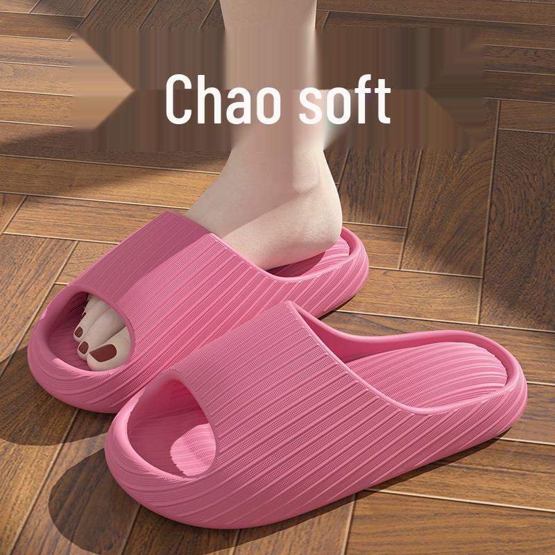 Unisex EVA Bath Slippers: Anti-Slip, Wear-Resistant, Thick-Soled for Indoor Summer Use