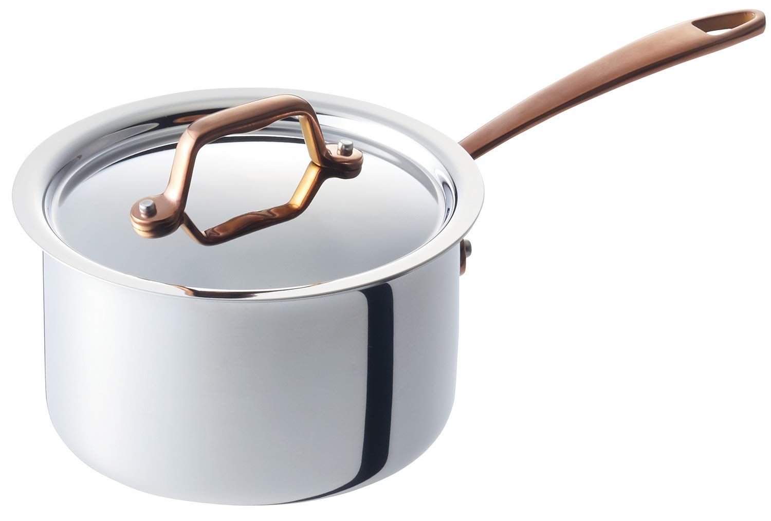 

Vita Craft IH-Compatible Saucepan, 12cm, Rose Gold, Dear 3951