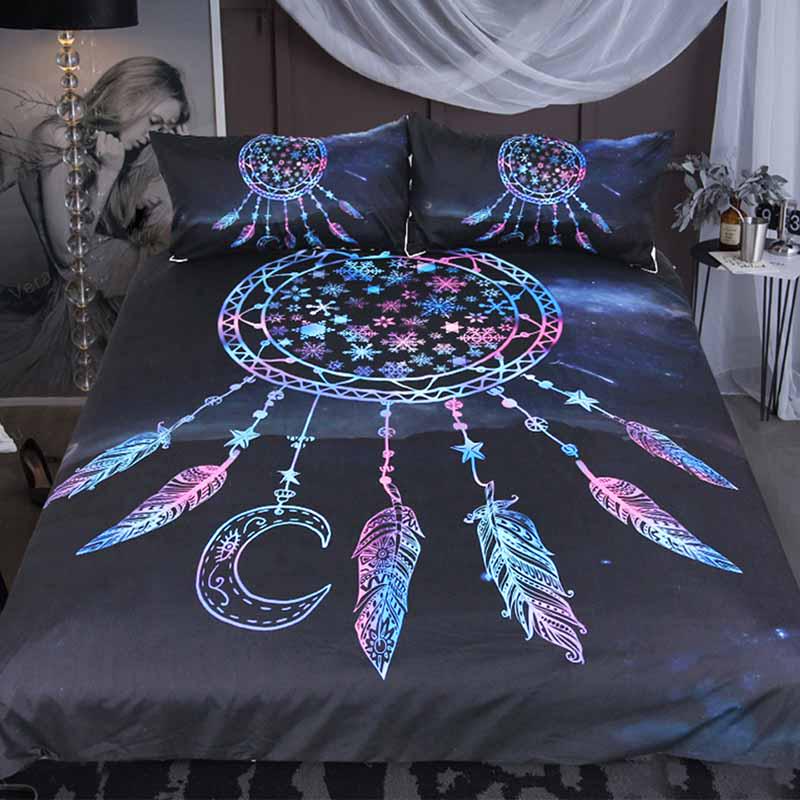 Dream Catcher Bedding Sets Bed Linen Duvet Cover Flat Sheet Set Winter King Queen At Affordable S Free Real Reviews With Photos Joom Flat Sheet Bedding Set, Dreamcatcher King Size Bedding
