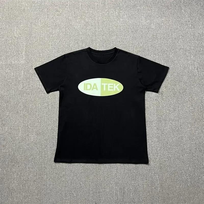 American Trendy Brand Fun Printing Short-sleeved Summer New Pure Cotton Loose Men and Women Couple Crew Neck T-shirt Harajuku