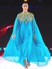 Ramzan Moroccan Abaya Wedding Dress Fancy Georgette Kaftan Dubai Farasha Jacket