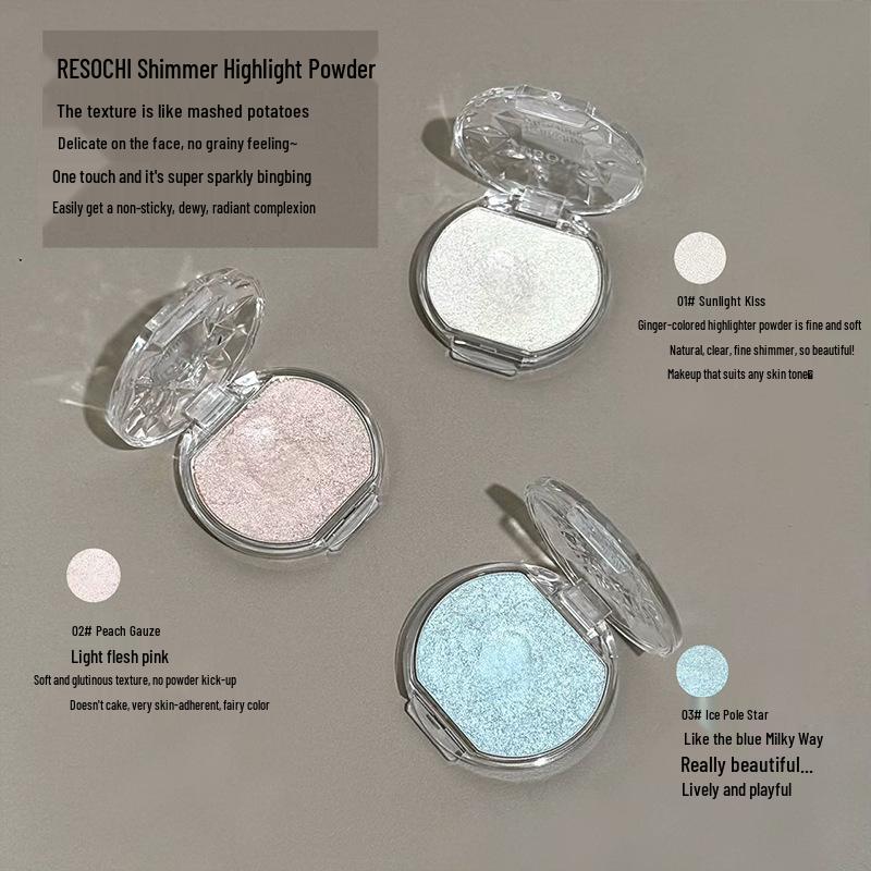 RESOCHI Ocean Blue Diamond Dust Highlighter & Under-eye Concealer