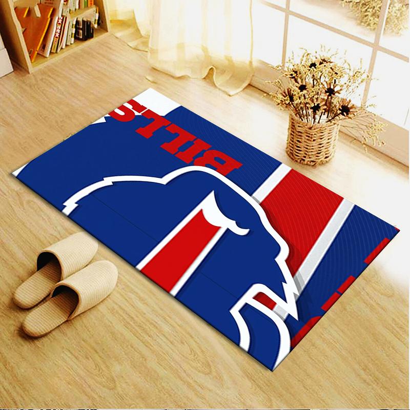 Buffalo Bills Tæppe til Stue Soveværelse Hjem Sofa Dekoration Børne Lege Skridsikker Gulvmåtte