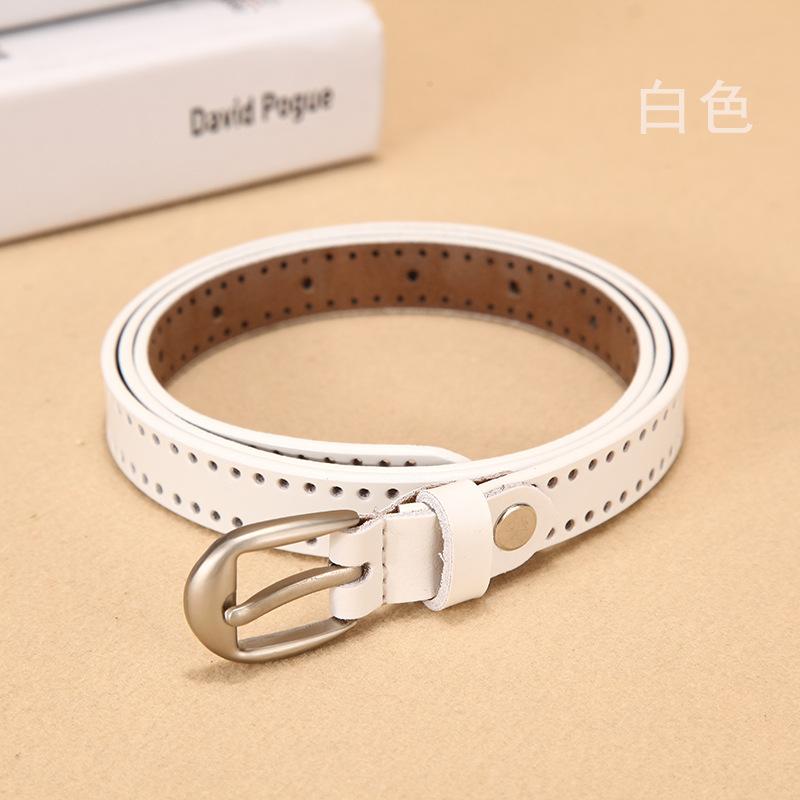 Belt Women'S Leather Belt Women'S, Thin Belt Decorative Leather Small Belt Women
