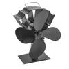 Fireplace Fan for Wood Burning Fireplaces Operating On Heat Energy To Quietly Circulate Warm Air and Increase Heating Efficiency