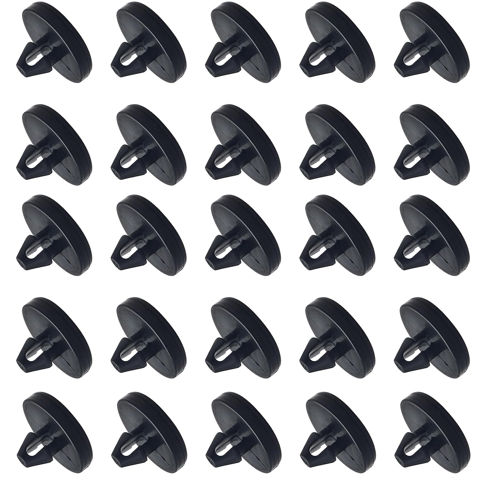 

DEVENTORZ Накладка выключателя тормоза Стопор выключателя тормоза Стопор выключателя стоп-сигнала Педаль тормоза сцепления Автоаксессуары (черный) Пакет из 25 1.8cm