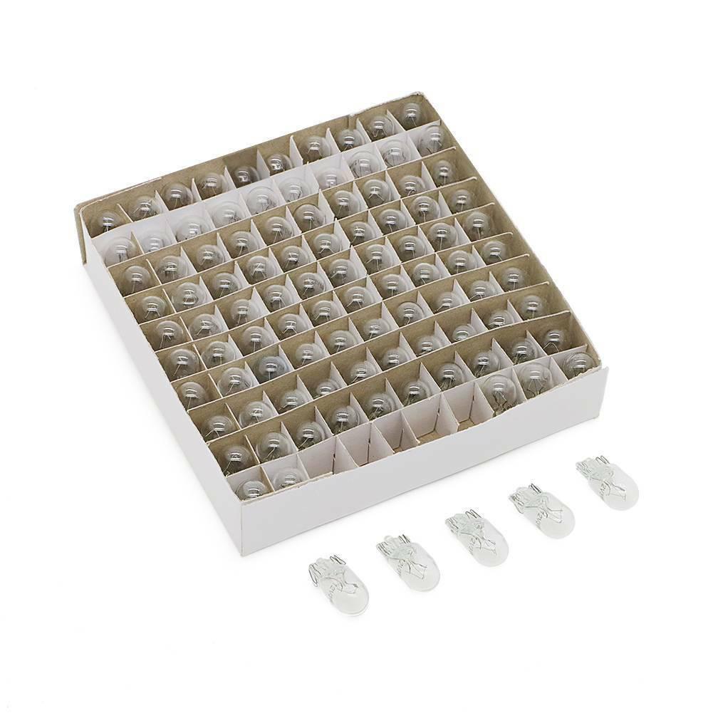 A Box Of 100 Light Bulbs 194 T10 Incandescent Bulbs Interior Dome High Mount Stop Directional Signal 657 912 1250 Bulbs 7
